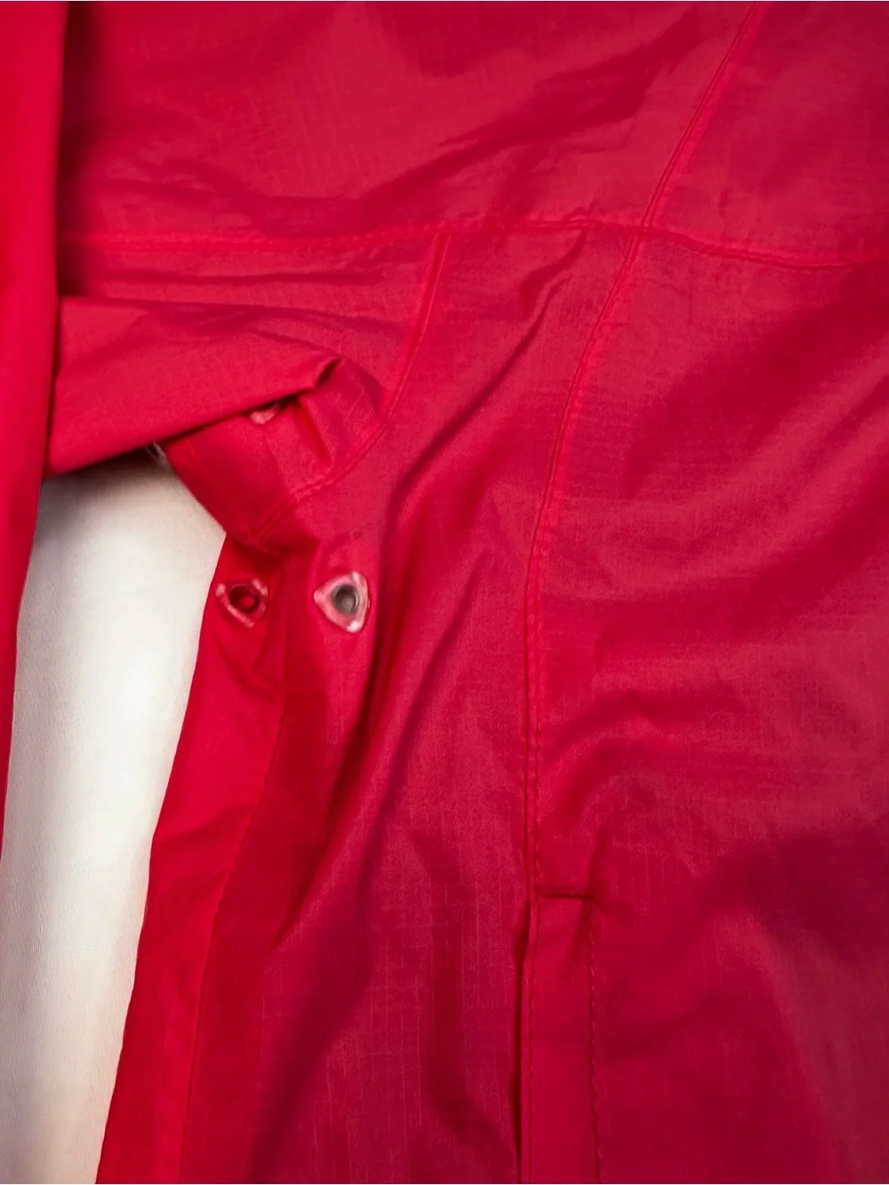 Girls LL Bean Salmon Pink Windbreaker Jacket size 5/6